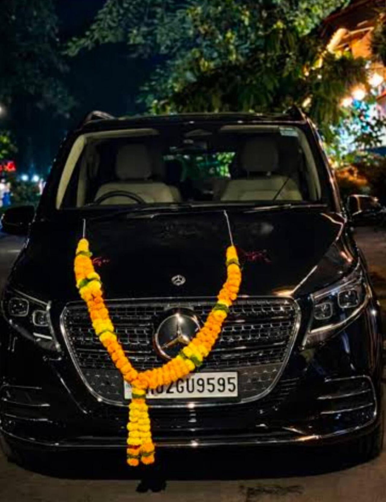 Mercedes-Benz V-Class
One of Kartik&rsquo;s latest additions, priced at around Rs 1.4 crore, is a luxurious MPV known for its spacious interiors, premium comfort, and executive-class appeal.